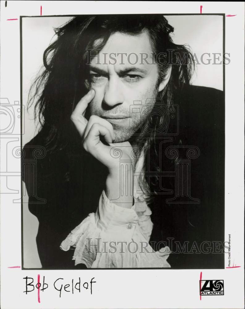 1990 Press Photo Singer Bob Geldof - hpp42414- Historic Images