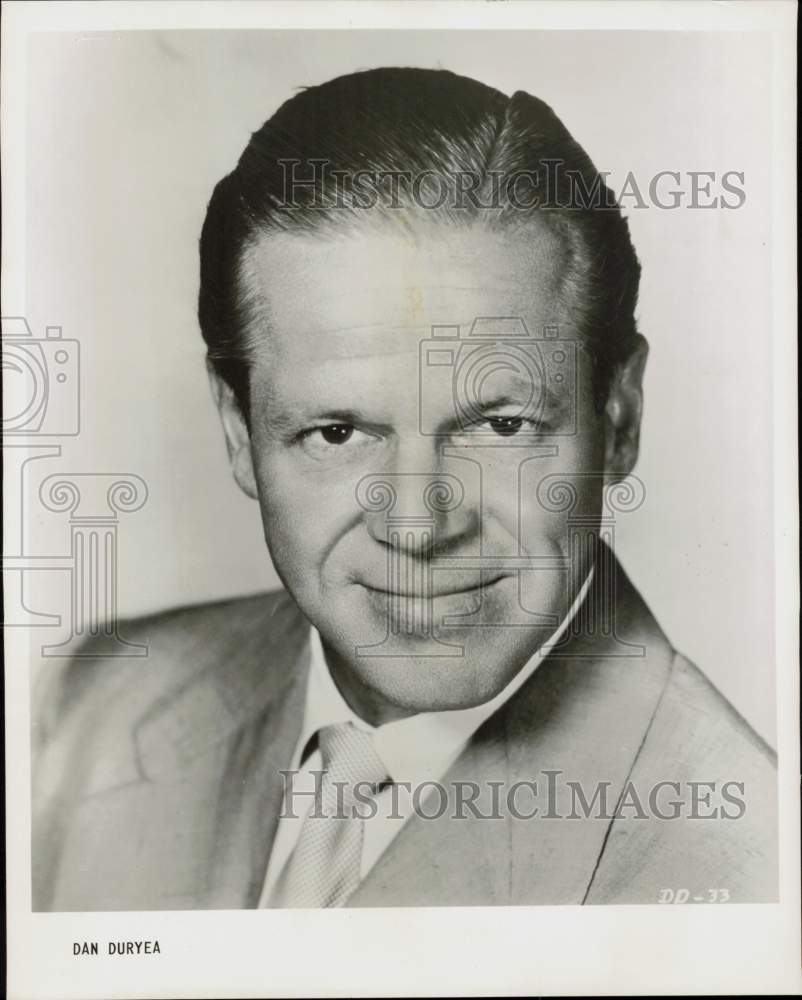 1957 Press Photo Dan Duryea, TV Actor - hpp42447- Historic Images