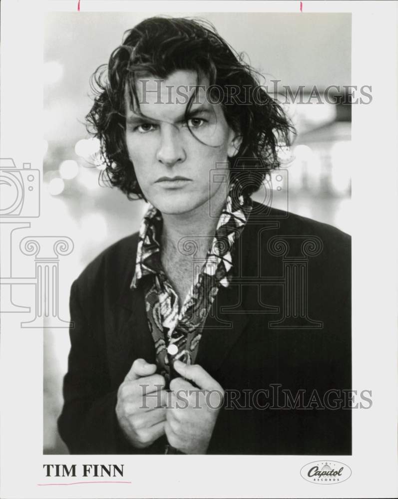 1989 Press Photo Singer Tim Finn - hpp42490- Historic Images