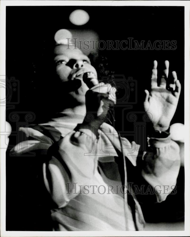 1972 Press Photo Singer Roberta Flack in Houston Concert - hpp42513- Historic Images