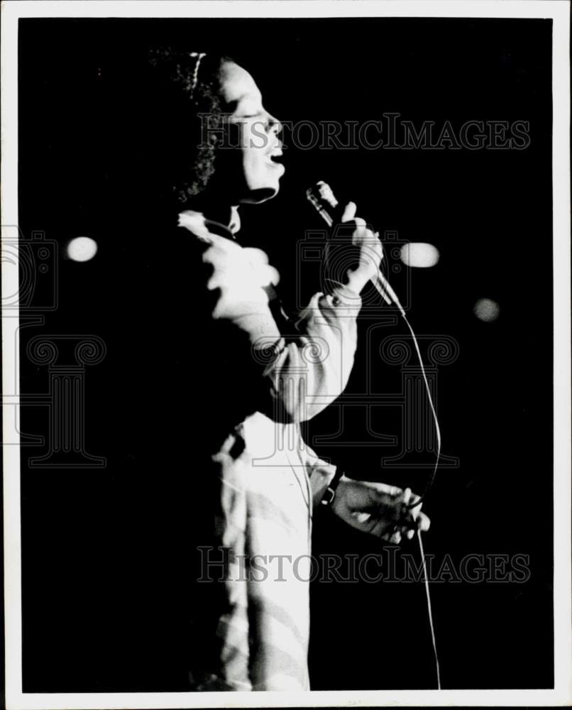 1972 Press Photo Singer Roberta Flack Gives Concert in Houston - hpp42514- Historic Images