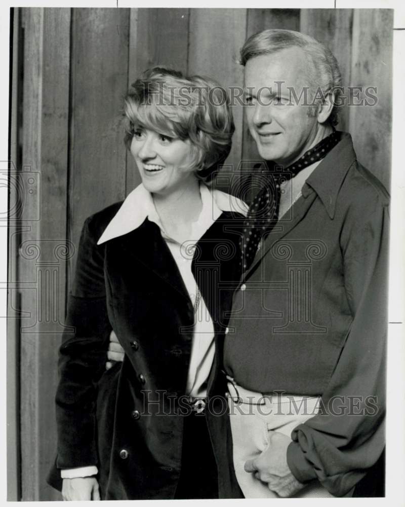 1971 Press Photo Singer Fannie Flagg &amp; Friend at a Houston Party - hpp42550- Historic Images