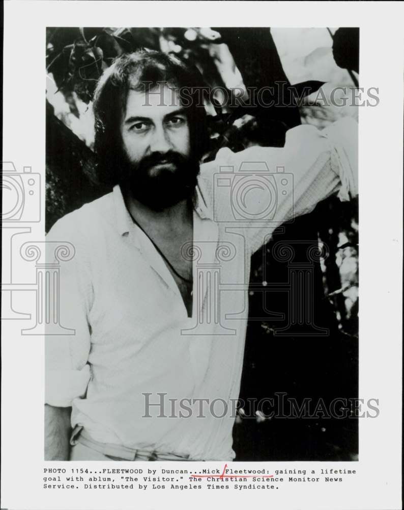 Press Photo Musician Mick Fleetwood - hpp42561- Historic Images