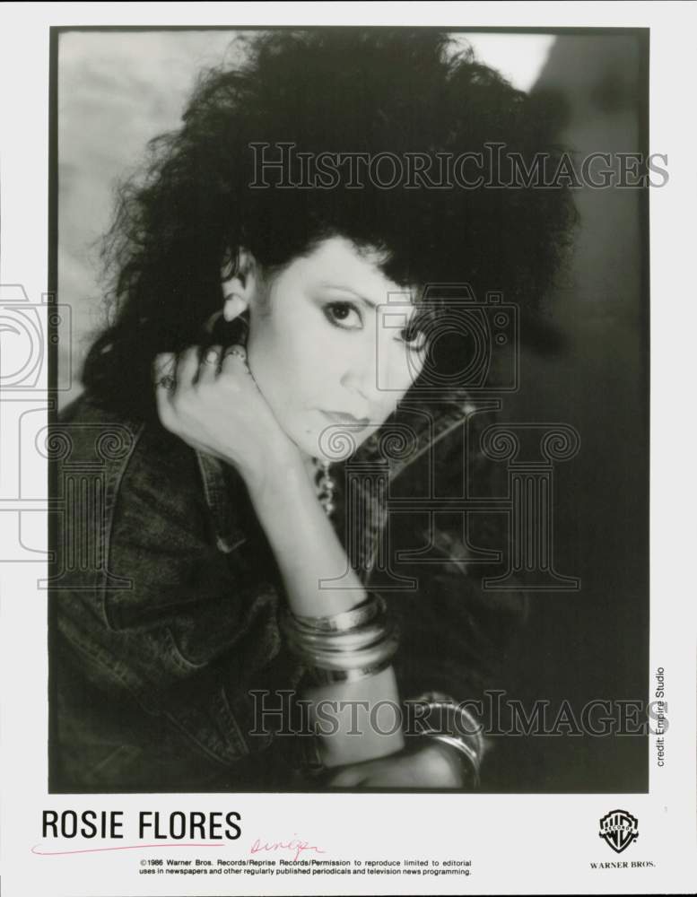 1986 Press Photo Musician Rosie Flores - hpp42596- Historic Images