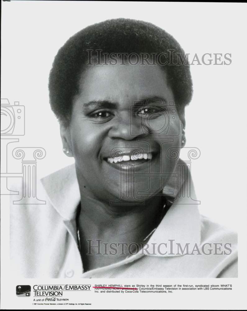 1987 Press Photo Actress Shirley Hemphill - hpp42613- Historic Images