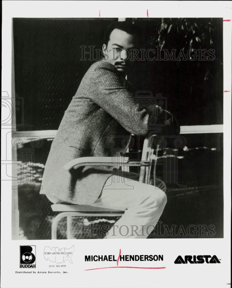 1985 Press Photo Singer Michael Henderson - hpp42622- Historic Images