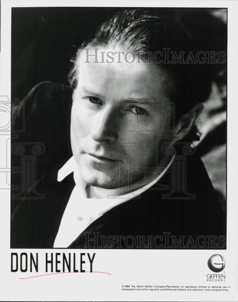 1989 Press Photo Musician Don Henley - hpp42625- Historic Images