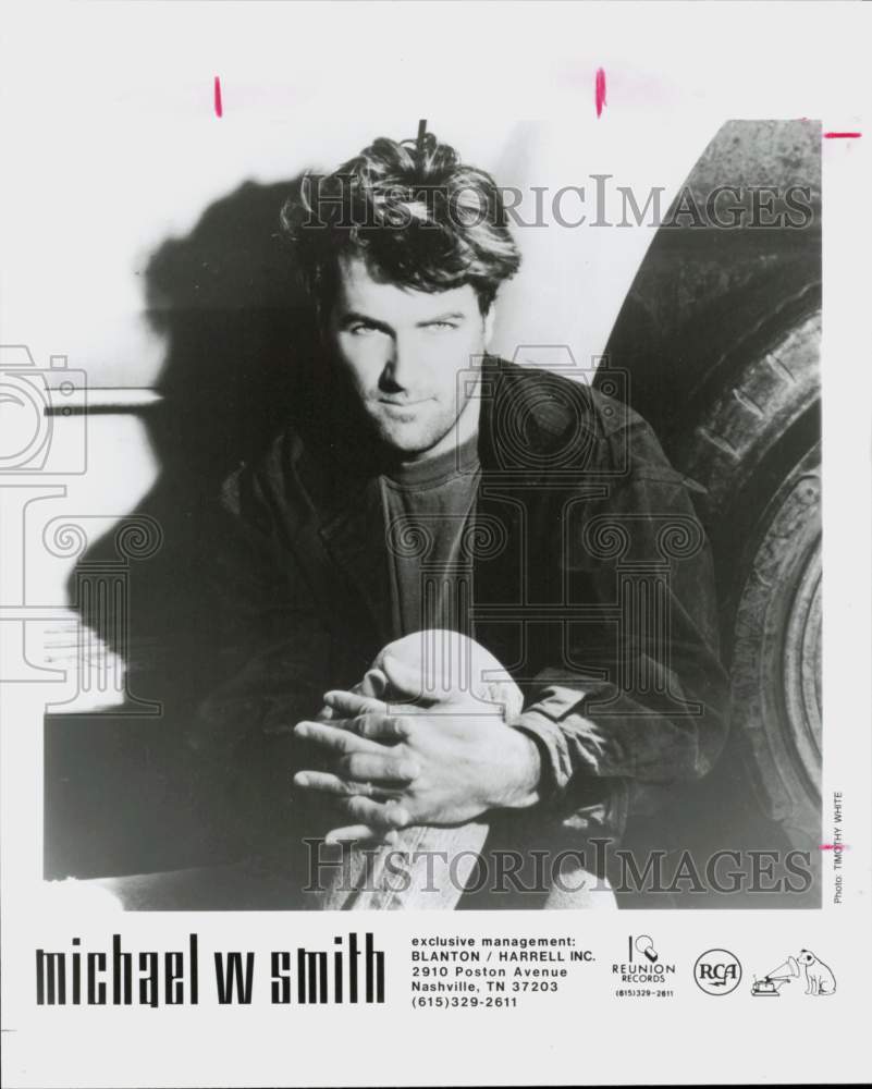 1993 Press Photo Singer Michael W. Smith - hpp42656- Historic Images