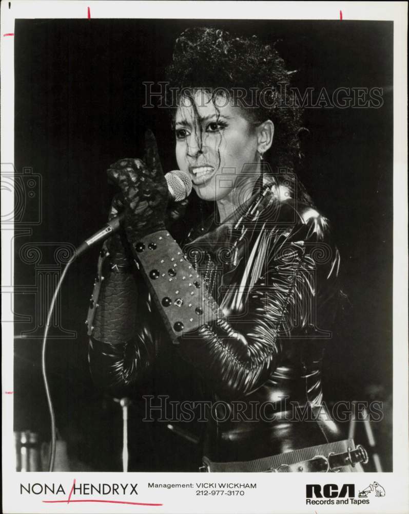 Press Photo Singer Nona Hendryx - hpp42707- Historic Images