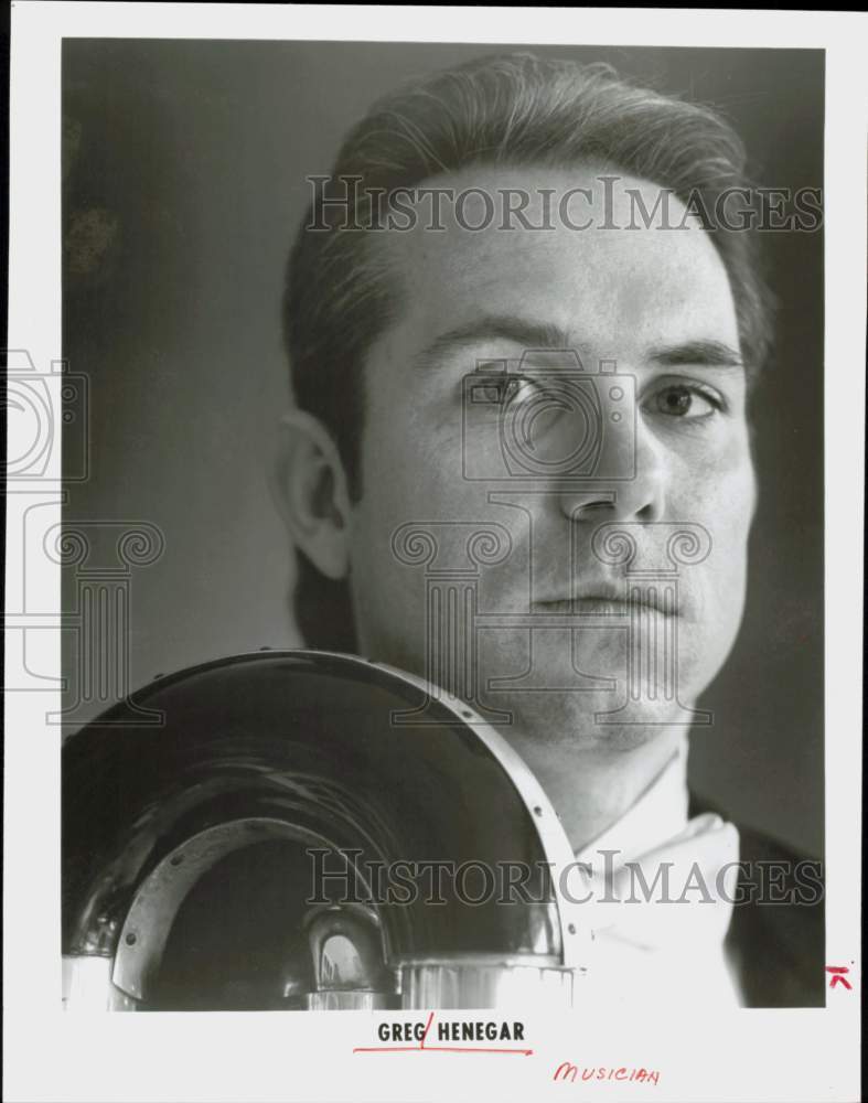 1985 Press Photo Musician Greg Henegar - hpp42712- Historic Images