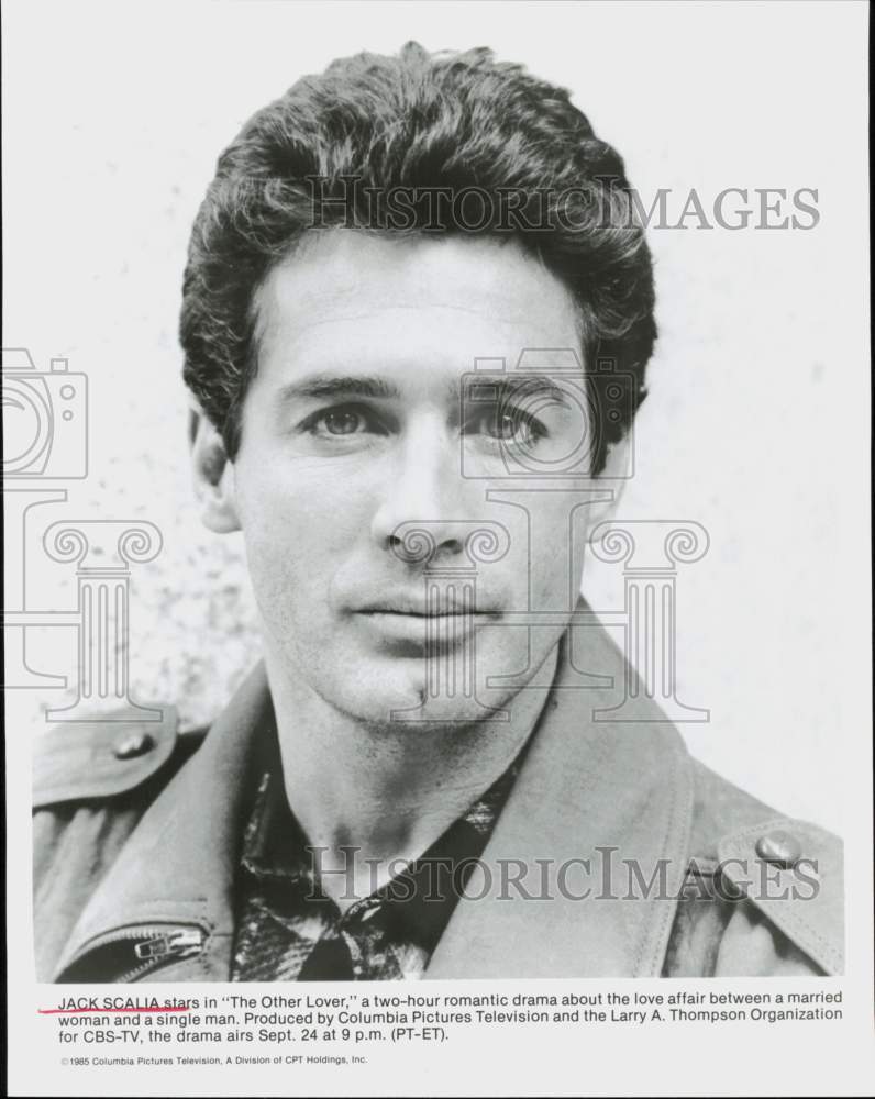 1985 Press Photo Actor Jack Scalia in "The Other Lover" - hpp42752- Historic Images