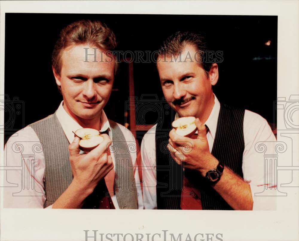 1992 Press Photo Scene from &quot;Accomplice&quot; by Actors Theatre of Houston- Historic Images