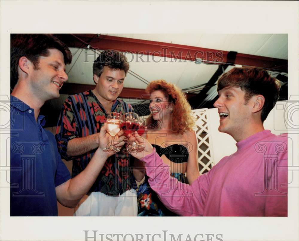 1991 Press Photo Scene from &quot;Eastern Standard&quot; by Actor&#39;s Workshop of Houston- Historic Images