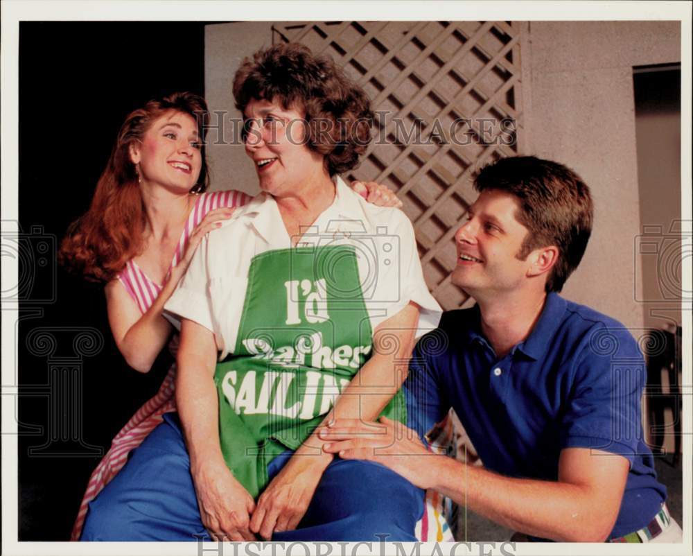 1991 Press Photo Scene from &quot;Eastern Standard&quot; by Actor&#39;s Workshop of Houston- Historic Images