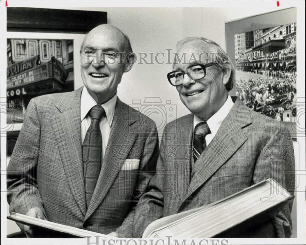 1979 Press Photo Pianist Freddie Gibbons with Marvin Bailey in Houston- Historic Images