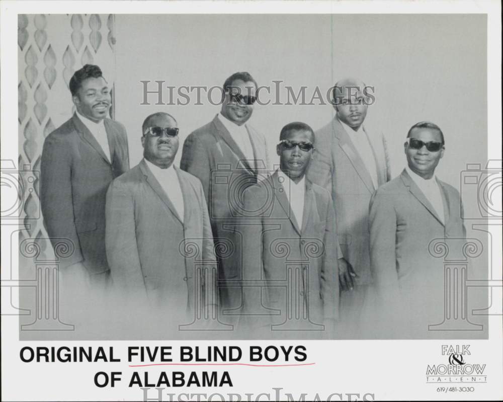 1993 Press Photo Original Five Blind Boys Of Alabama, Music Group - hpp42829- Historic Images