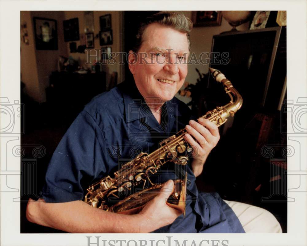 1992 Press Photo Jazz Musician Jimmy Ford in Houston - hpp42869- Historic Images