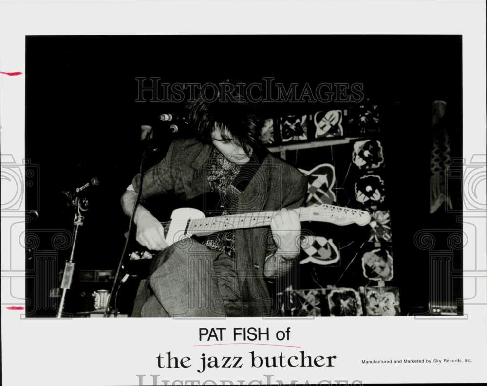 1992 Press Photo Musician Pat Fish of The Jazz Butcher - hpp42895- Historic Images