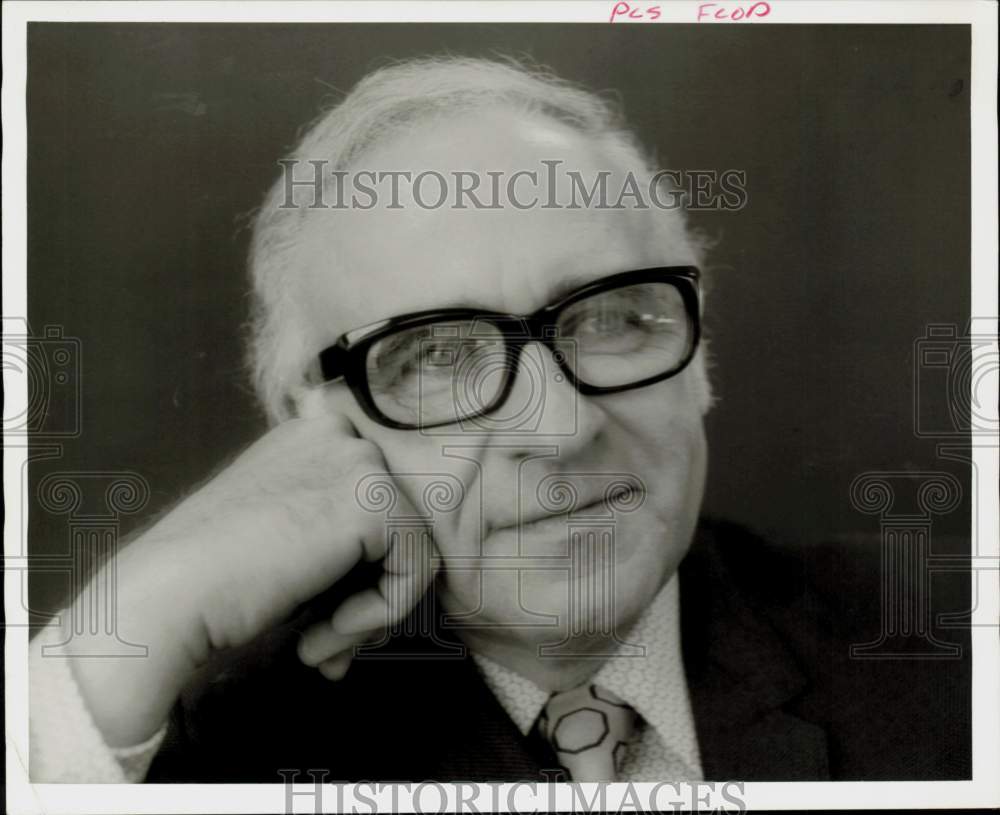 1971 Press Photo Raphael Fliegel, Houston Symphony Concertmaster - hpp42985- Historic Images