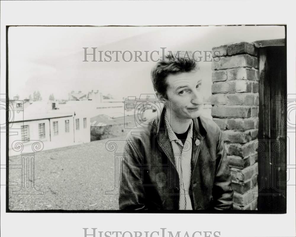 1985 Press Photo Singer Billy Bragg - hpp43052- Historic Images