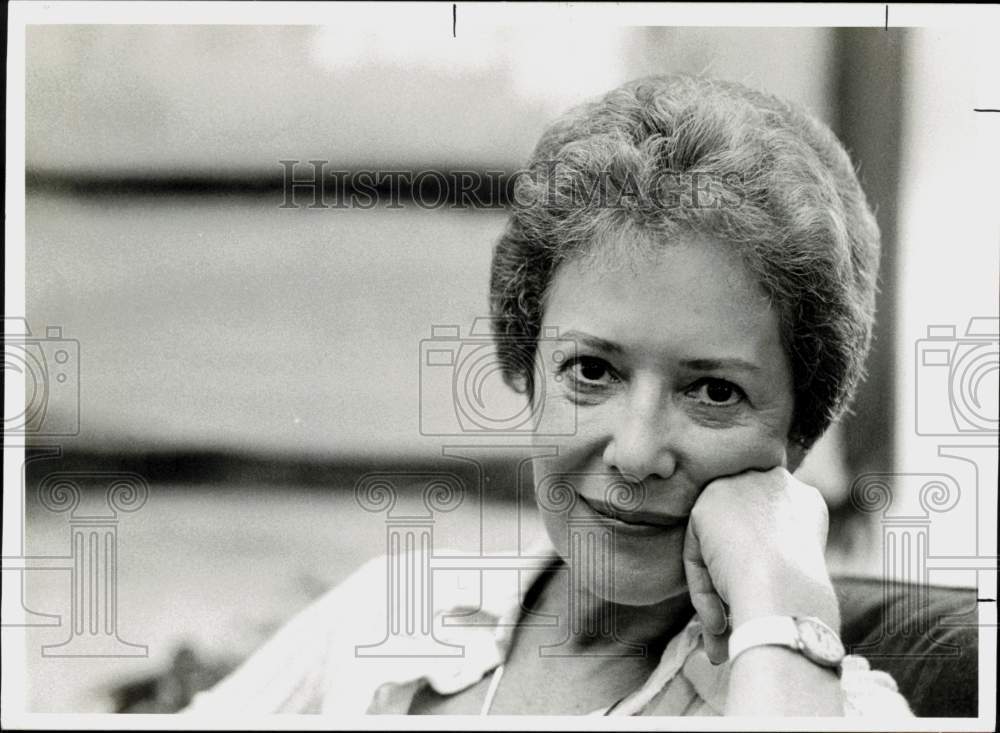 1973 Press Photo Screen Writer Eleanor Perry at Home in New York City- Historic Images