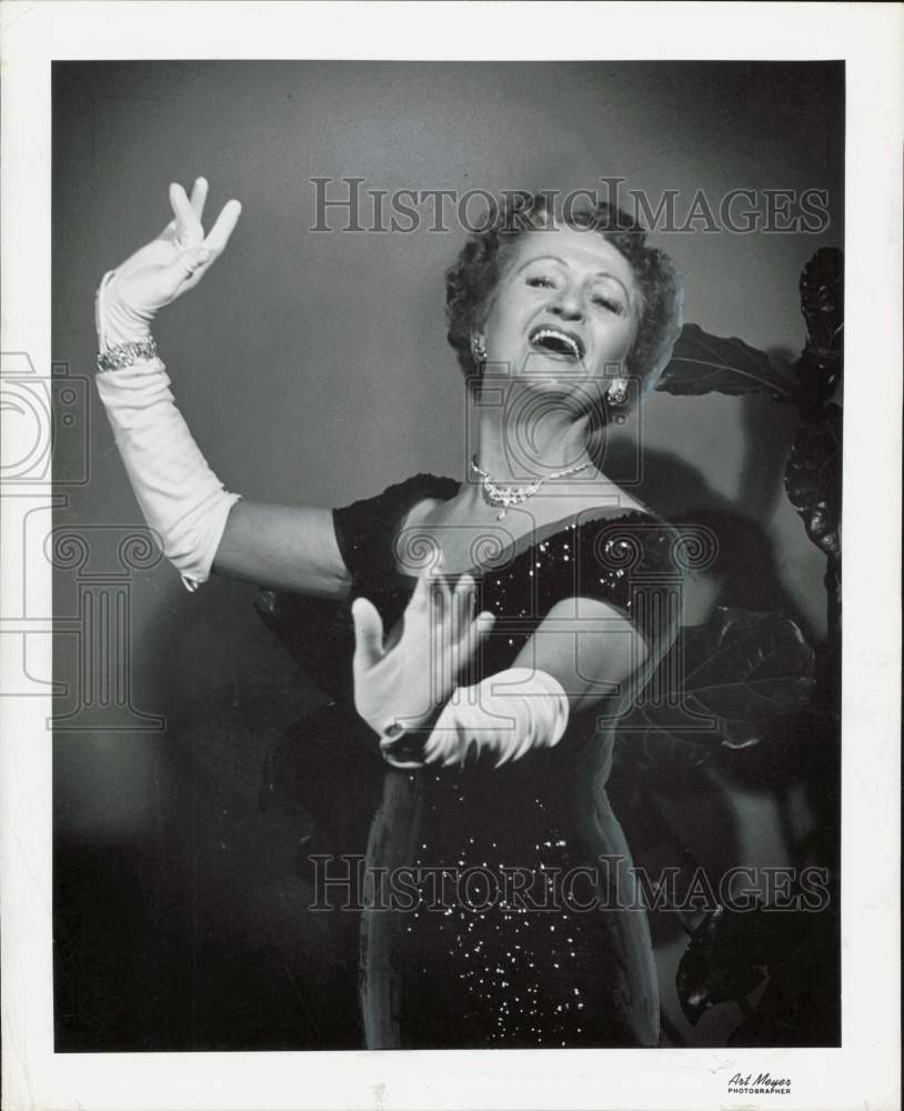 Press Photo Actress Ethel Shutta at Playhouse Theatre - hpp43639- Historic Images