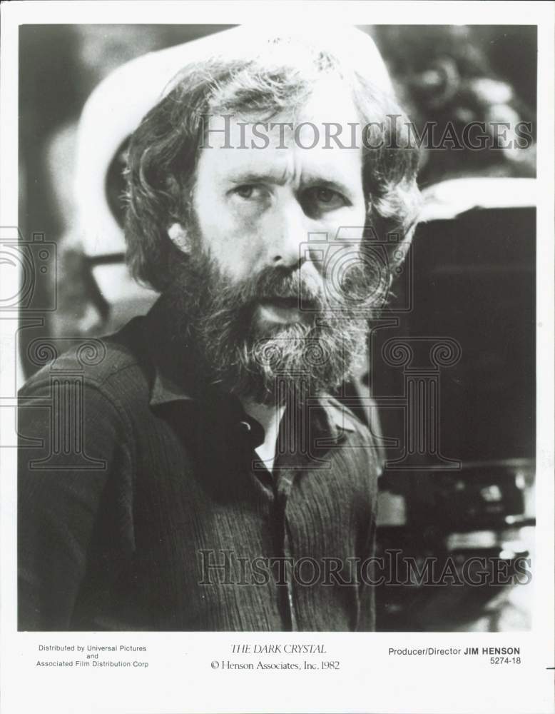 1982 Press Photo Producer/Director Jim Henson, &quot;The Dark Crystal&quot; - hpp45289- Historic Images