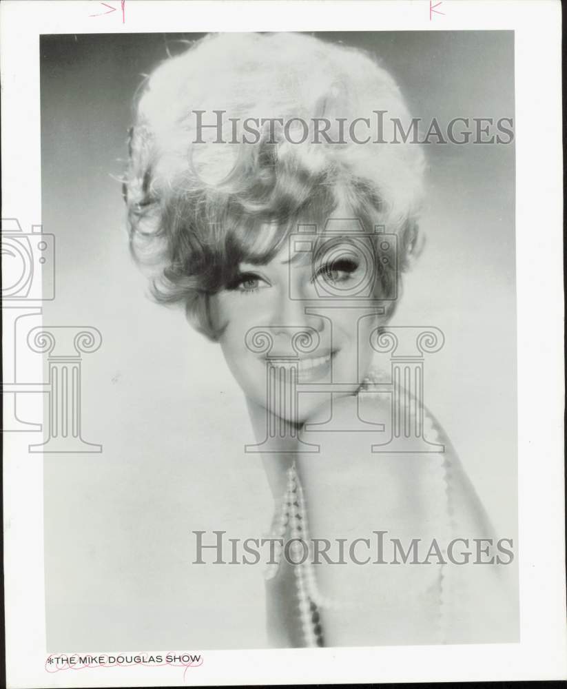 1967 Press Photo Singer-Comedian Kaye Stevens - hpp45380- Historic Images