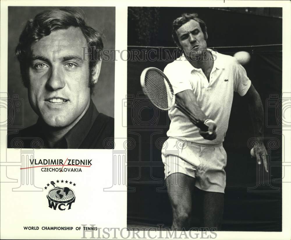 1975 Press Photo Czechoslovakia&#39;s tennis player Vladimir Zednik. - hps01270- Historic Images