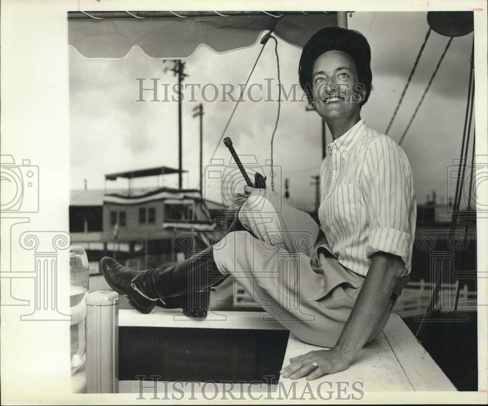 1969 Press Photo Mrs. Christie Carter, horse woman from Austin - hps01379- Historic Images