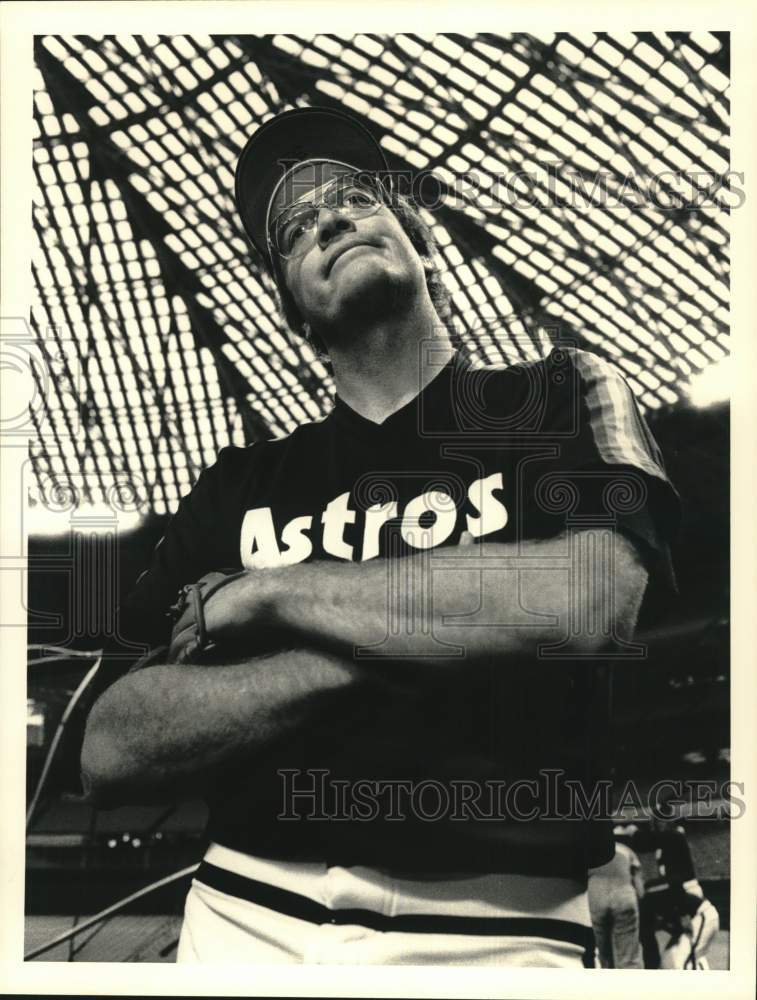 1987 Press Photo Mike Scott, Astros baseball player. - hps01533- Historic Images