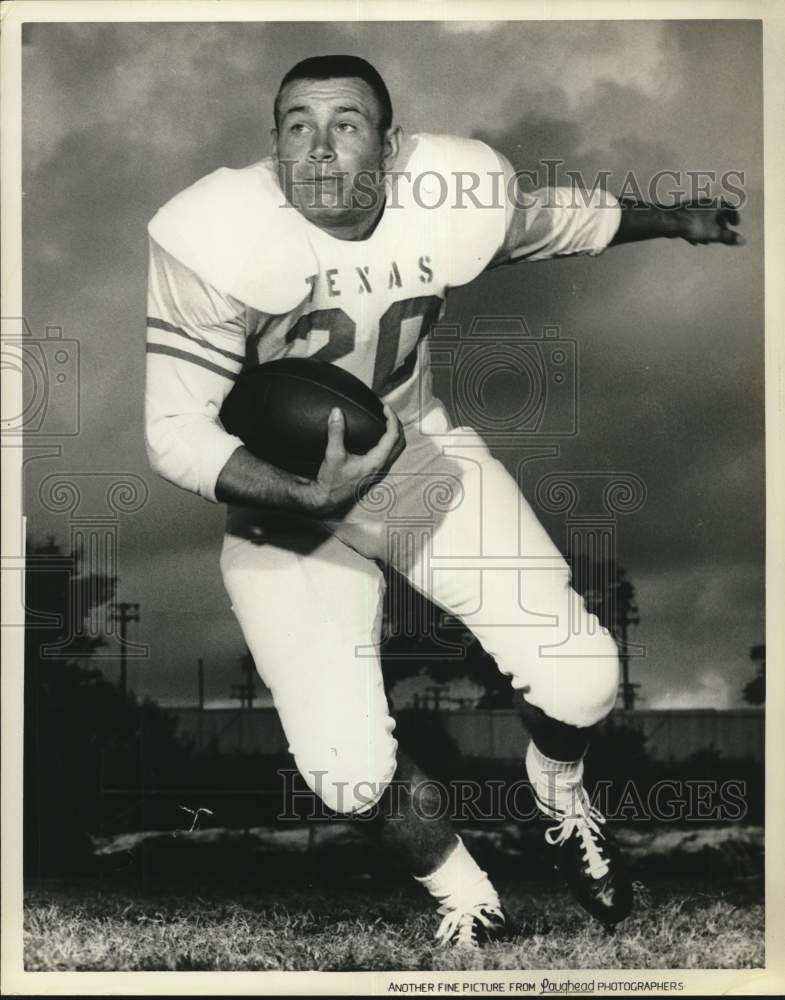 1961 Press Photo Texas football player Charles Buckalew. - hps01775- Historic Images