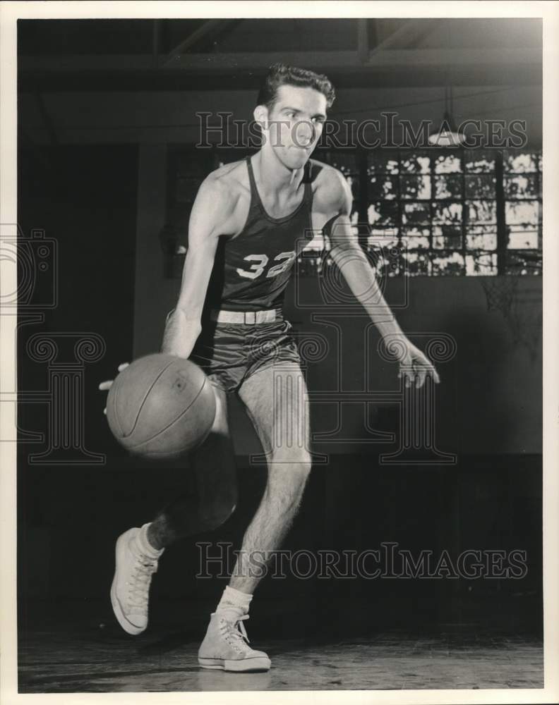 1962 Press Photo Basketball player for Del Mar Carl Clark - hps02142- Historic Images