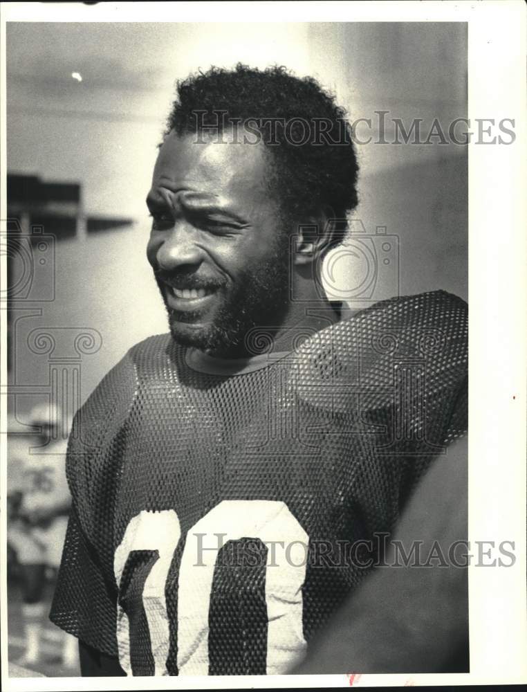 1980 Press Photo Football player Ken Burrough - hps02248- Historic Images