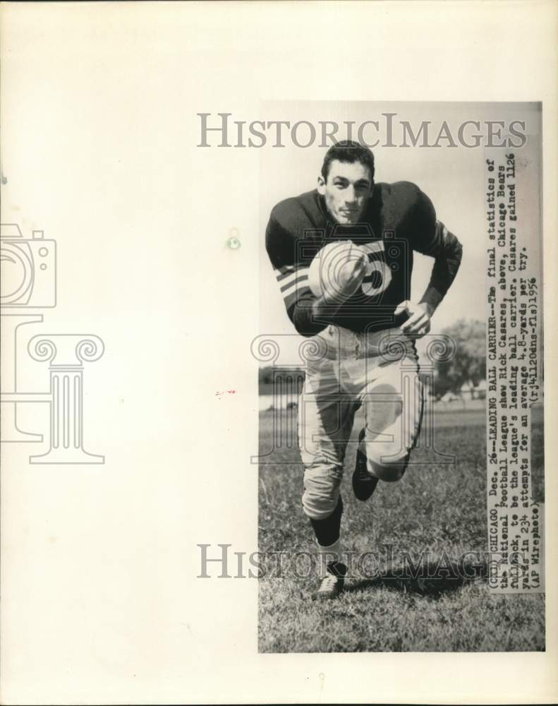 1956 Press Photo Chicago Bears&#39; leading ball carrier, Rick Casares. - hps02500- Historic Images