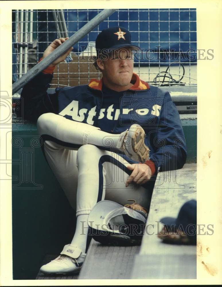 1988 Press Photo Houston Astros&#39; baseball prospect Rocky Childress. - hps02544- Historic Images