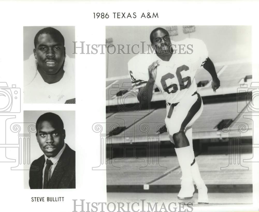 1986 Press Photo Texas A&amp;M football star Steve Bullitt. - hps02791- Historic Images