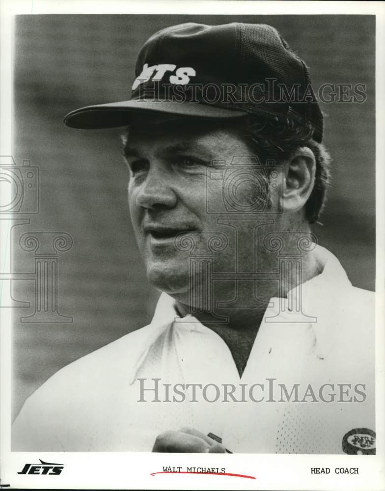 Press Photo New York Jets head football Walt Michaels - hps06075- Historic Images