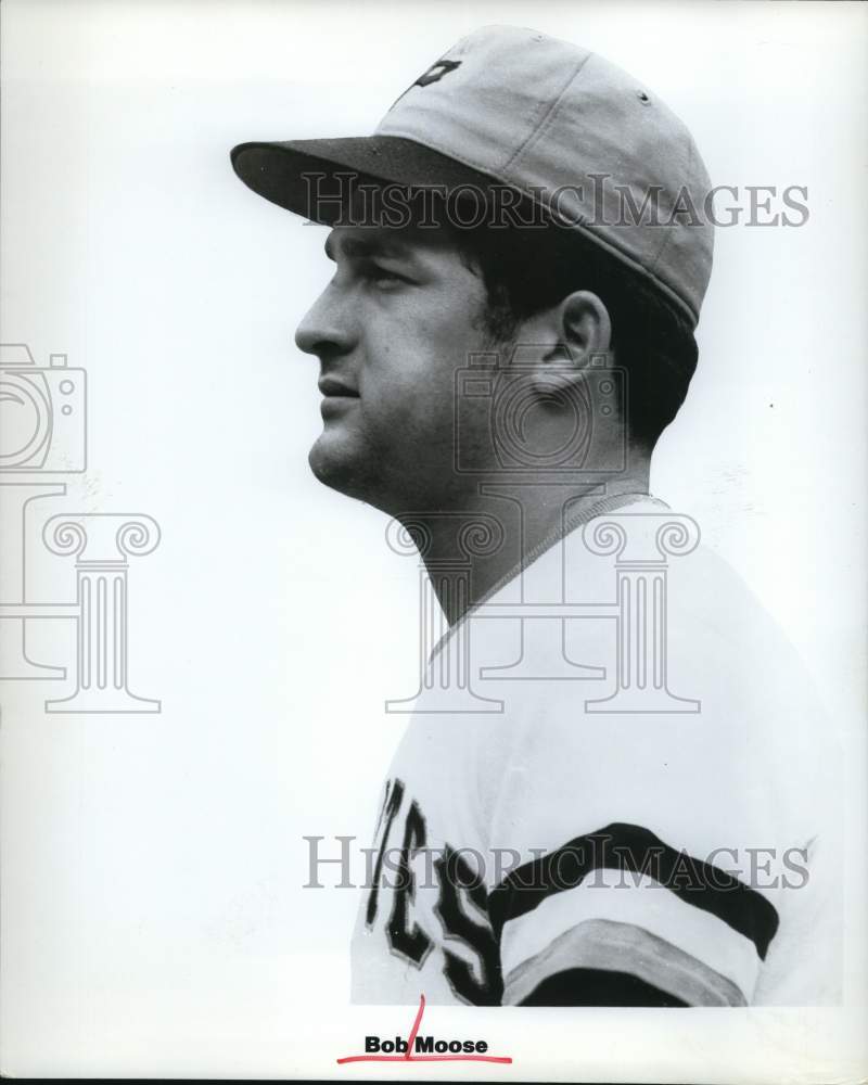 1972 Press Photo Bob Moose, baseball player for Pittsburgh Pirates. - hps06160- Historic Images