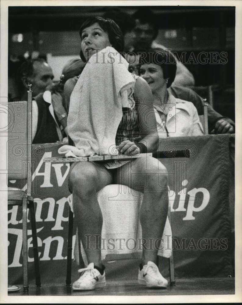 Press Photo Martina Navratilova, Tennis Player at Avon Championship - hps06350- Historic Images