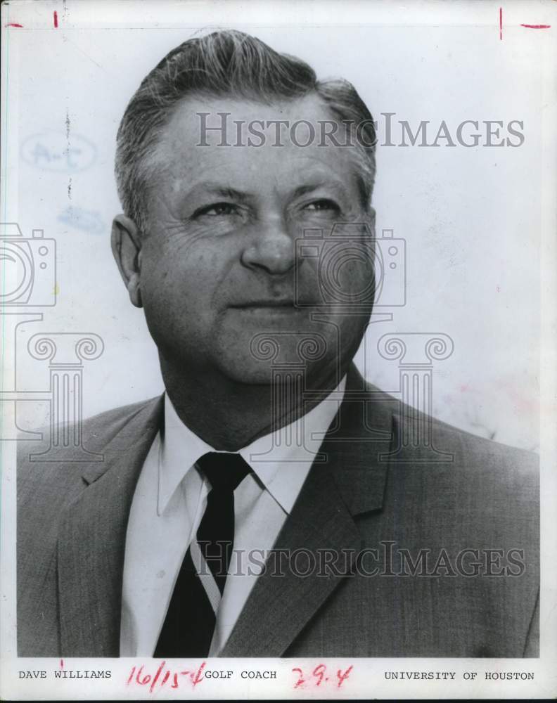 1976 Press Photo University of Houston golf Dave Williams - hps06610- Historic Images