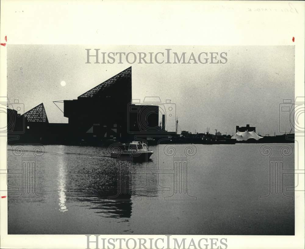 1982 Press Photo National Aquarium at Pier 3, Inner Harbor, Baltimore, Maryland- Historic Images