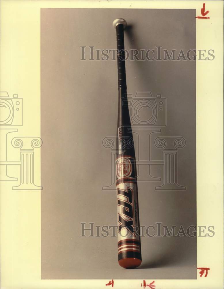 1990 Press Photo Louisville Slugger Baseball Bat - hps07703- Historic Images