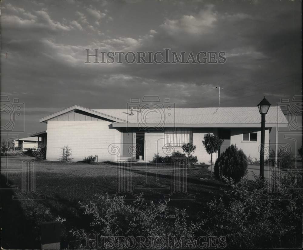 1963 Press Photo A home in Arizona City, Arizona - hps07955- Historic Images