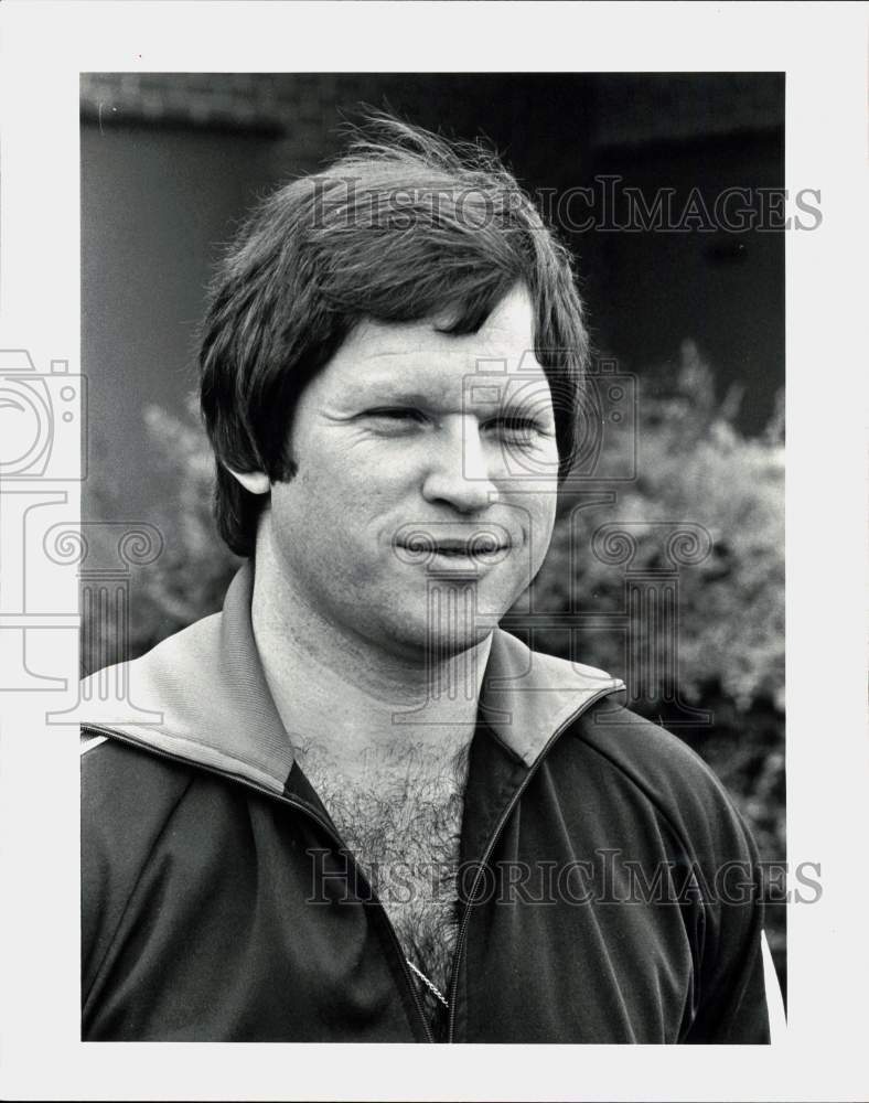 1983 Press Photo Ronnie Arrow, Basketball at San Jacinto College- Historic Images