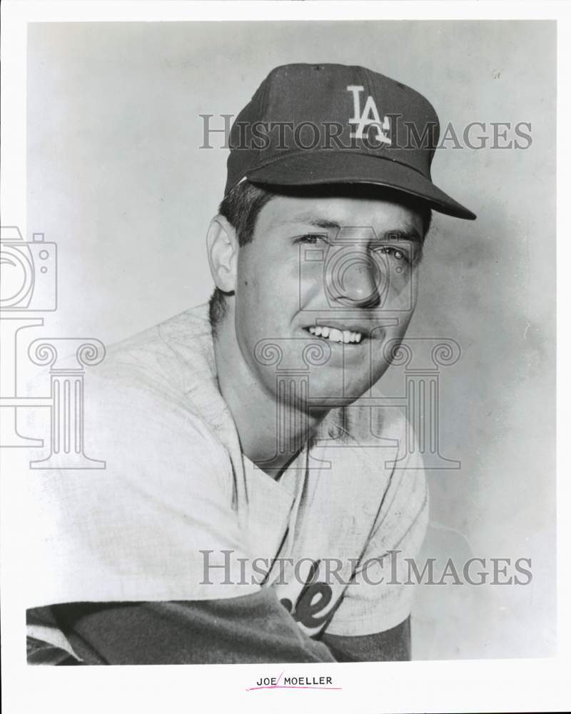 1966 Press Photo Joe Moeller, Los Angeles Dodgers Baseball Player - hps10649- Historic Images