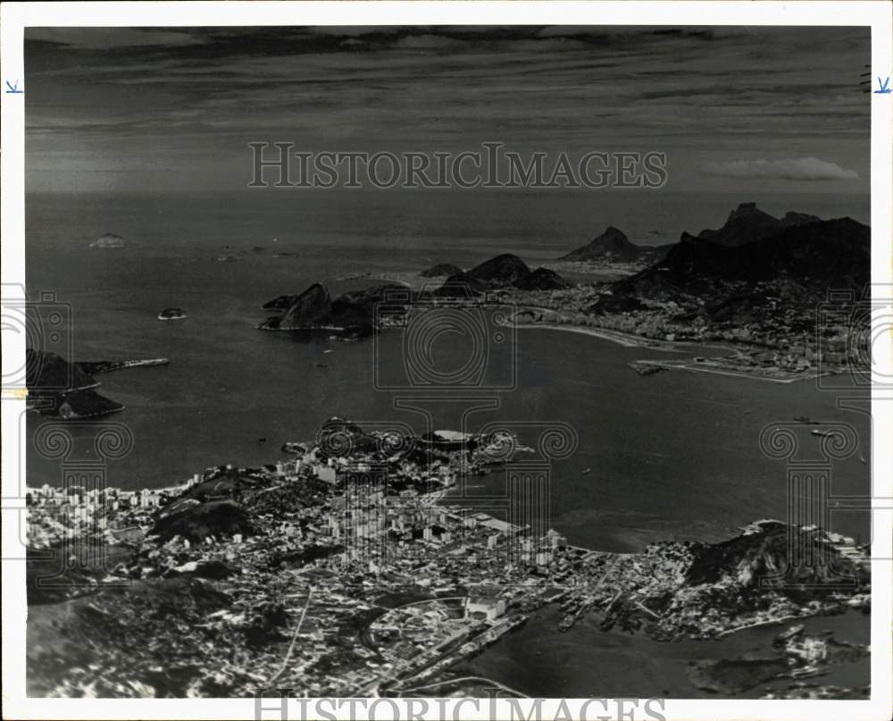 1971 Press Photo Aerial of Rio de Janeiro in Brazil - hps11400- Historic Images