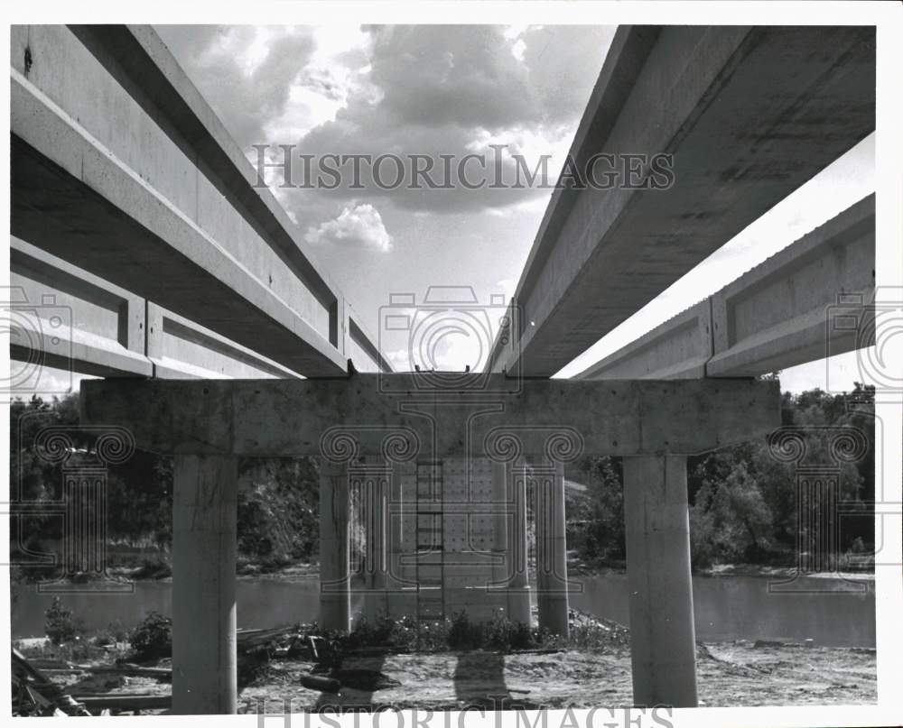 1964 Press Photo Construction of Bridge in Texas - hps11431- Historic Images