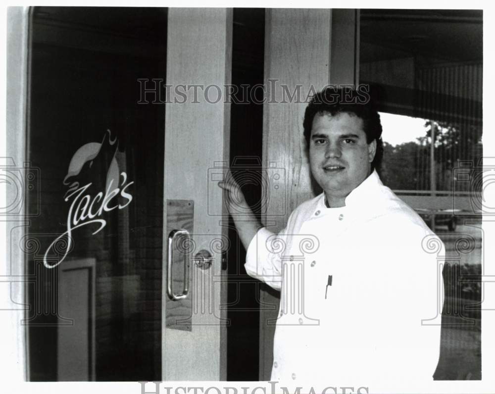 Press Photo Jack&#39;s on Woodway&#39;s Executive Chef, Peter Zimmer - hps11460- Historic Images