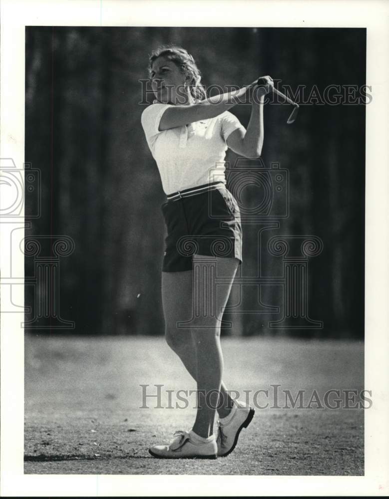 1981 Press Photo Rae Rothfelder, Texas Christian University Golfer - hps12037- Historic Images